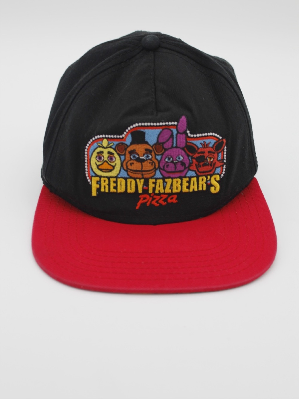 Five Nights At Freddys Hat Snapback Freddy Fazbear Pizza Underbrim Graphic FNAF